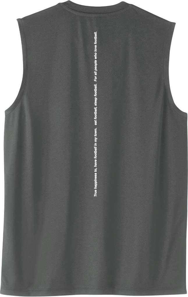 画像3: 【BIGサイズ対応】Grande.F.P.ストレッチノースリーブシャツ　ダークグレーｘホワイト