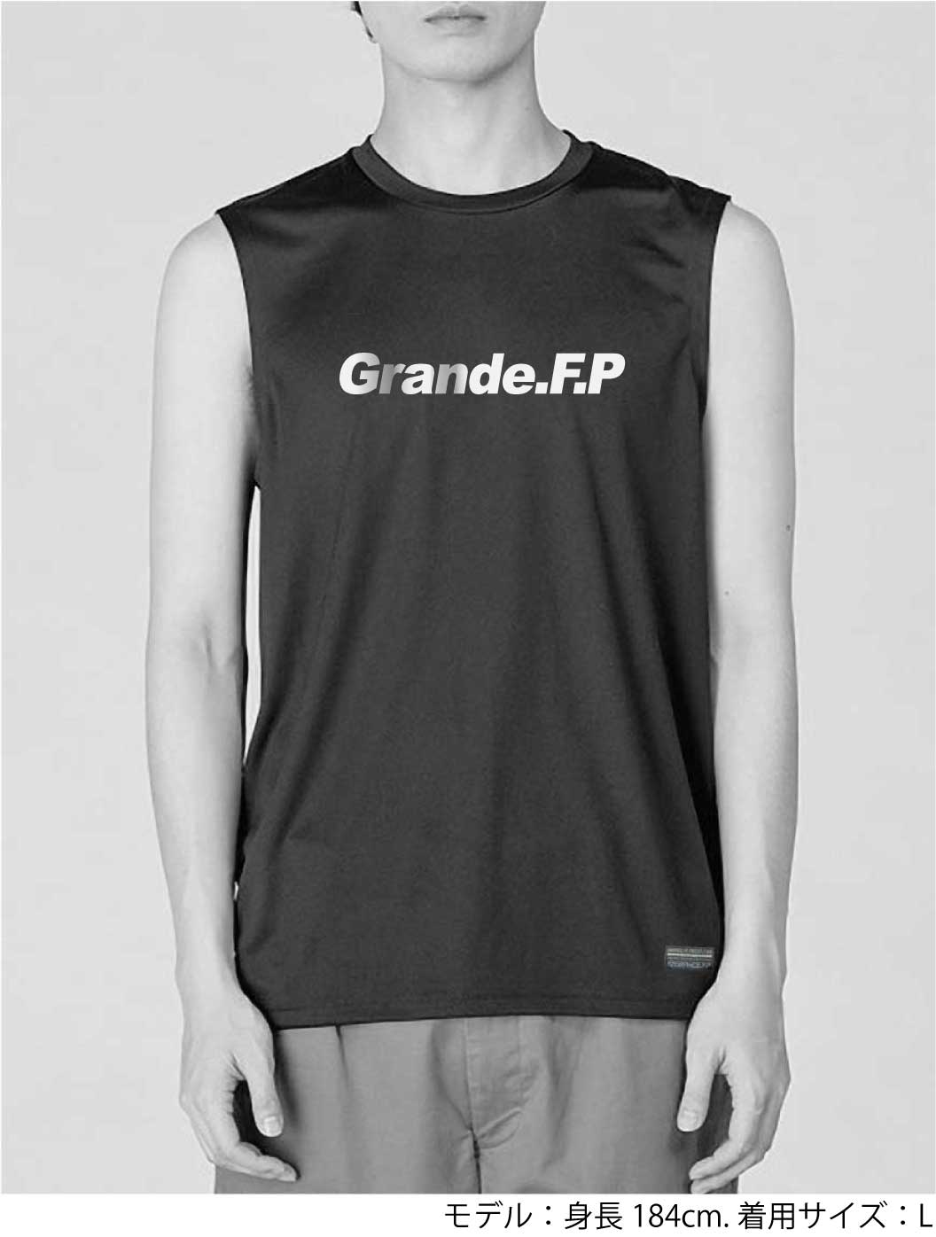 画像5: 【BIGサイズ対応】Grande.F.P.ストレッチノースリーブシャツ　ネイビーｘホワイト