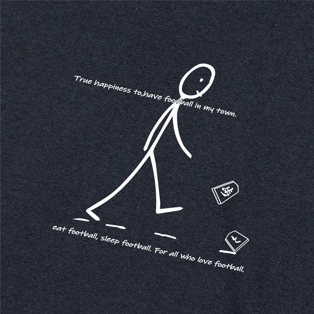 画像3: 【完全予約販売】【ジュニア〜BIGサイズ対応商品】ｘ豊田歩コラボ.「歩棒人間くん」イラスト.サポートコットン半袖Tシャツ　ブラック