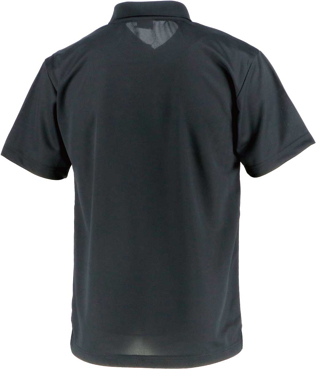 画像2: 【完全予約販売】【ジュニア〜BIGサイズ対応商品】ｘ豊田歩コラボ.「コーヒーブレイク暴れ馬くん」サポートドライメッシュ半袖ポロシャツ　ブラック