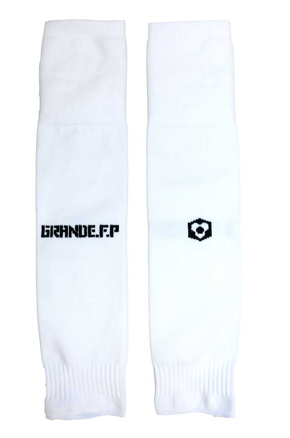 画像1: GRANDE.F.P　ベーシックカーフソックス（セパレートソックス） 　ホワイトｘブラック
