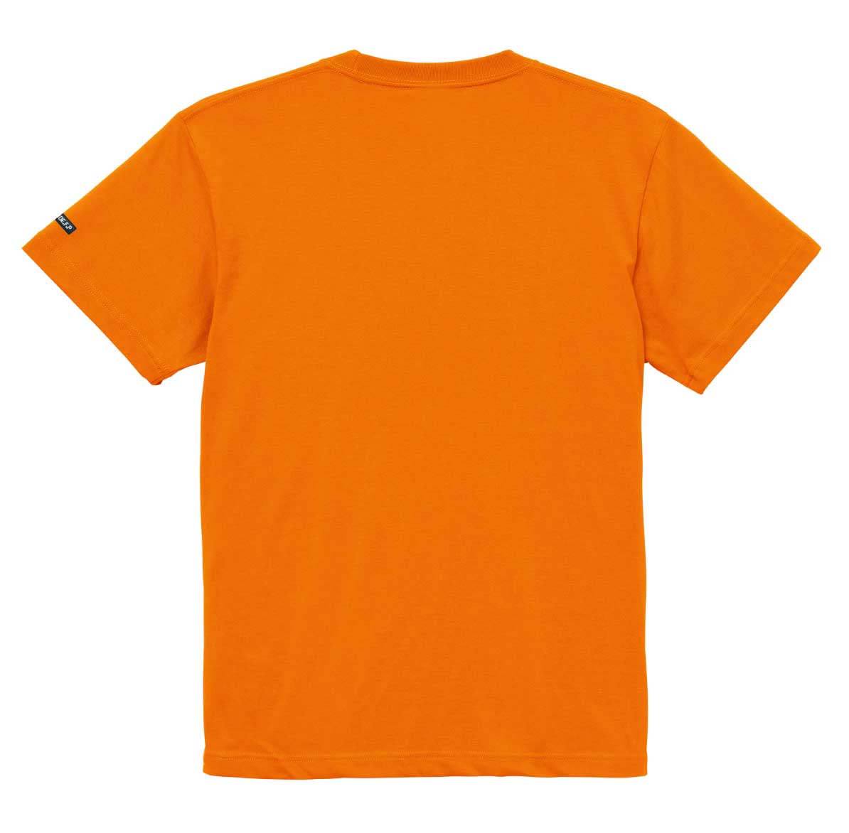 画像2: 【BIGサイズ対応商品】  GRANDE.F.P.定番ハイクオリティー.ベーシックソリッド（無地）刺繍入りカラーTシャツ 　オレンジ