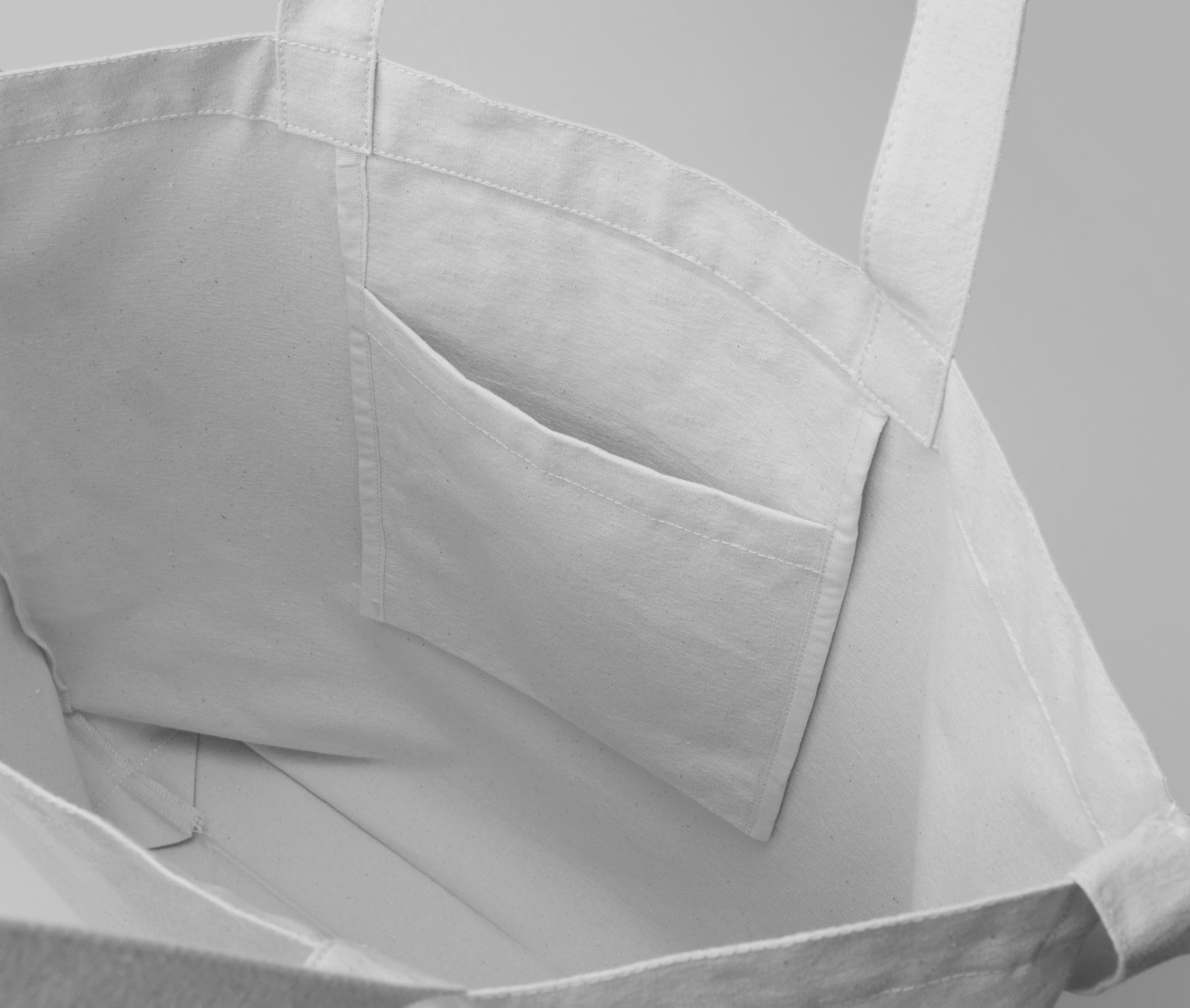 画像5: ■GRANDE.F.P スキャッタードロゴ.キャンバス2-WAYトートBAG　ライトグレー