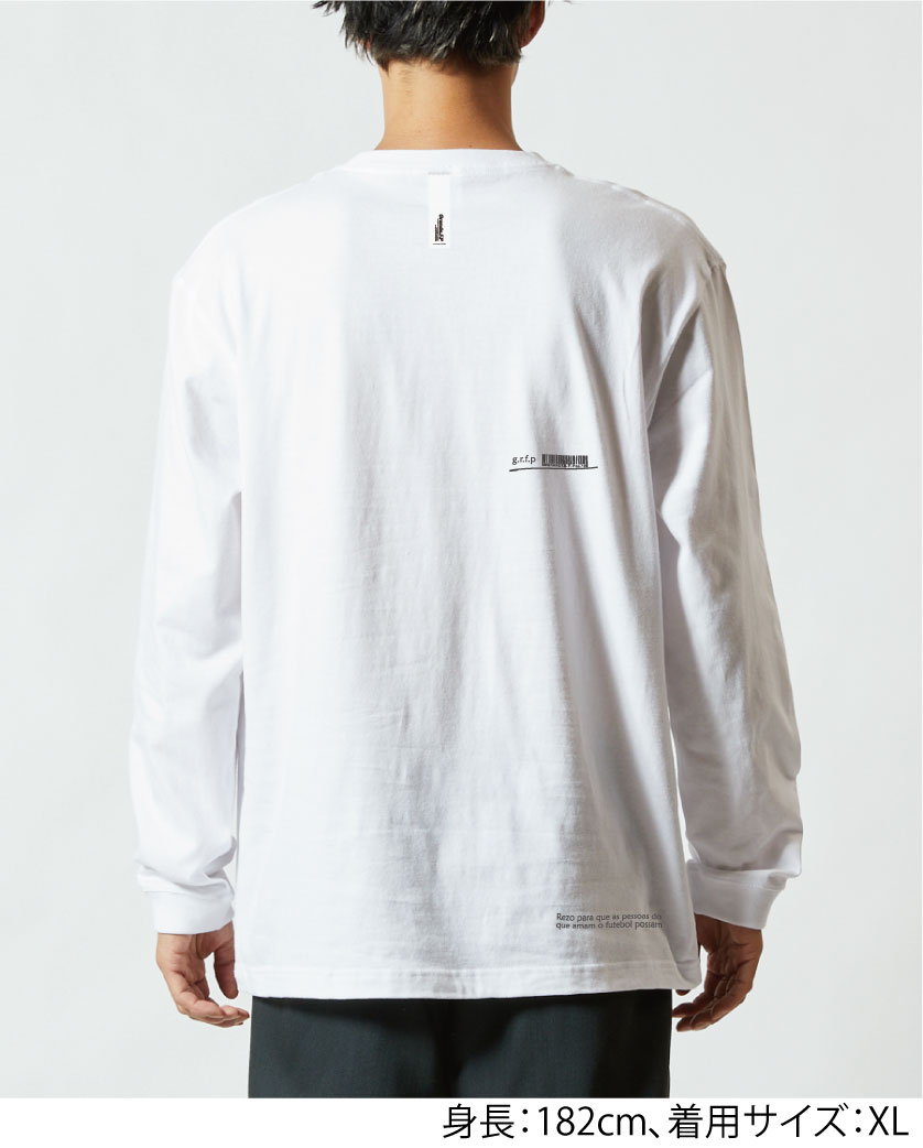 画像7: ■GRANDE.F.P スキャッタードロゴプリント長袖Tシャツ　ホワイト