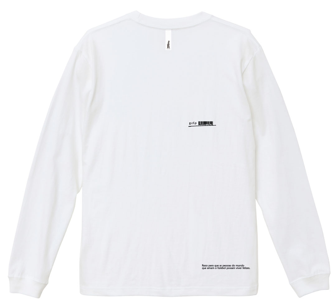 画像2: ■GRANDE.F.P スキャッタードロゴプリント長袖Tシャツ　ホワイト