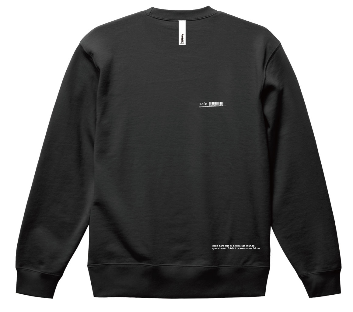 画像2: GRANDE.F.P スキャッタードロゴプリントスウェットクルー.トレーナー　ブラック