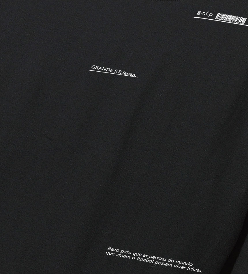 画像3: ■GRANDE.F.P スキャッタードロゴプリント長袖Tシャツ　ブラック