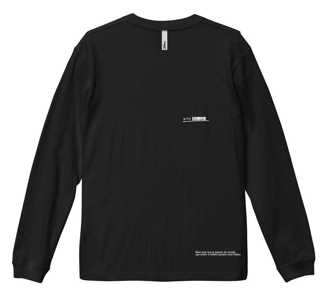 画像2: ■GRANDE.F.P スキャッタードロゴプリント長袖Tシャツ　ブラック