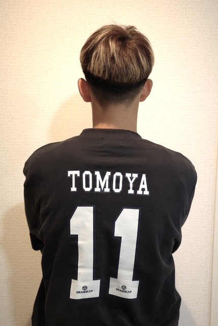 画像2: 【完全予約販売】 【BIGサイズ対応商品】】TOMOYA・NO.11＆Mマーク.刺繍.スウェットクルー　ネイビー