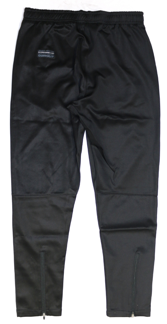画像2: 【BIGサイズ対応】GRANDE.F.P.ハイパーロゴジャージロングパンツ　ブラックｘレッド