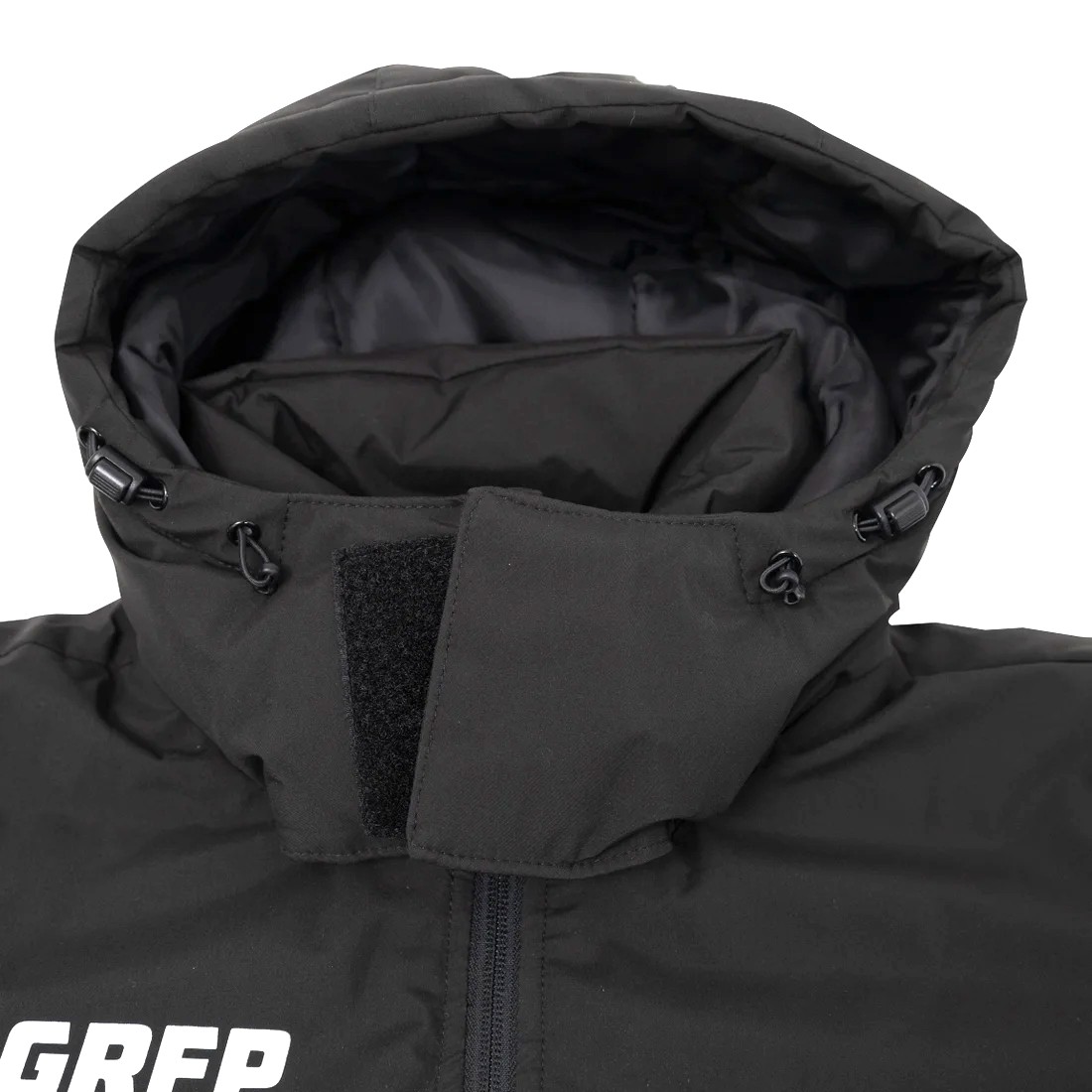 画像3: 【BIGサイズ対応】Grande.f.p.LIMITEDハーフウォーマージャケット　　ブラックｘホワイト