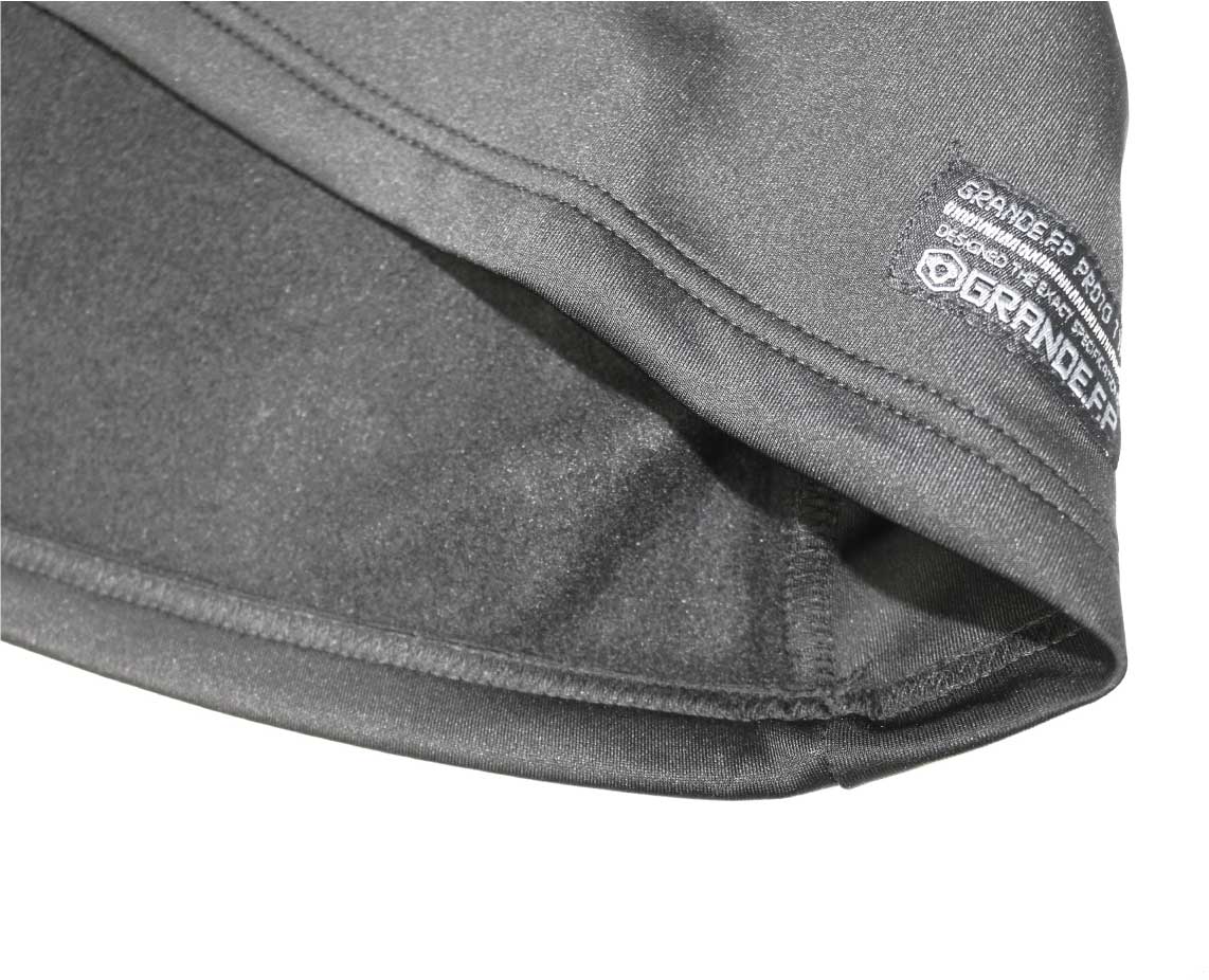 画像3: 【BIGサイズ対応】Grande.f.p.LIMITEDトレーニングハーフジップジャージジャケット　ブラックｘホワイト