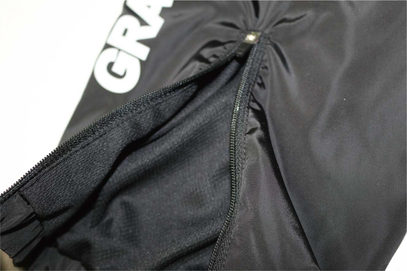 画像4: 【BIGサイズ対応】Grande.F.P.Japan.ヘキサゴン.アクティブライトウェザーロングパンツ（裏メッシュ付）　ブラックｘグレー