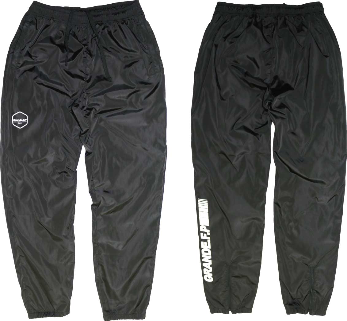 画像1: 【ジュニアサイズ対応】Grande.F.P.Japan.ヘキサゴン.アクティブライトウェザーロングパンツ（裏メッシュ付）　ブラックｘホワイト