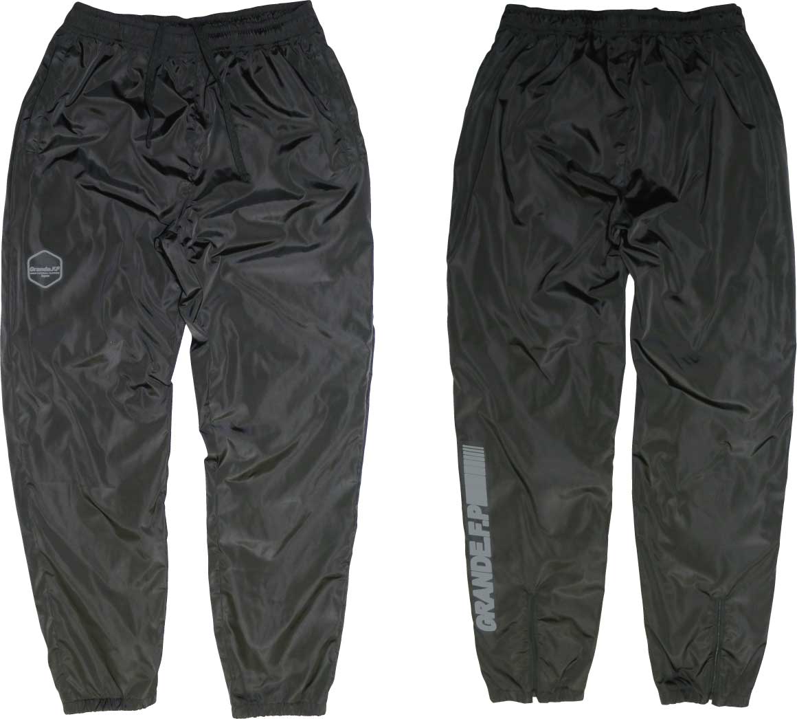 画像1: 【BIGサイズ対応】Grande.F.P.Japan.ヘキサゴン.アクティブライトウェザーロングパンツ（裏メッシュ付）　ブラックｘグレー