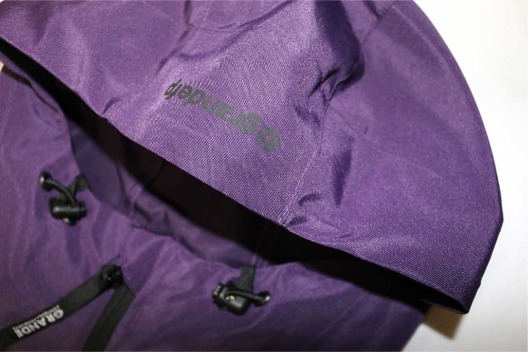 画像3: GRANDE　2トーンマウンテンパーカー　ブラック/パープル