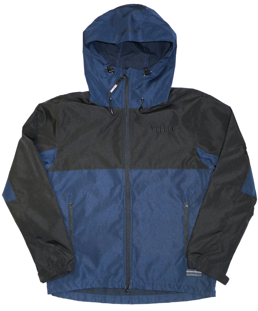 画像1: GRANDE　2トーンマウンテンパーカー　ブラック/ネイビー