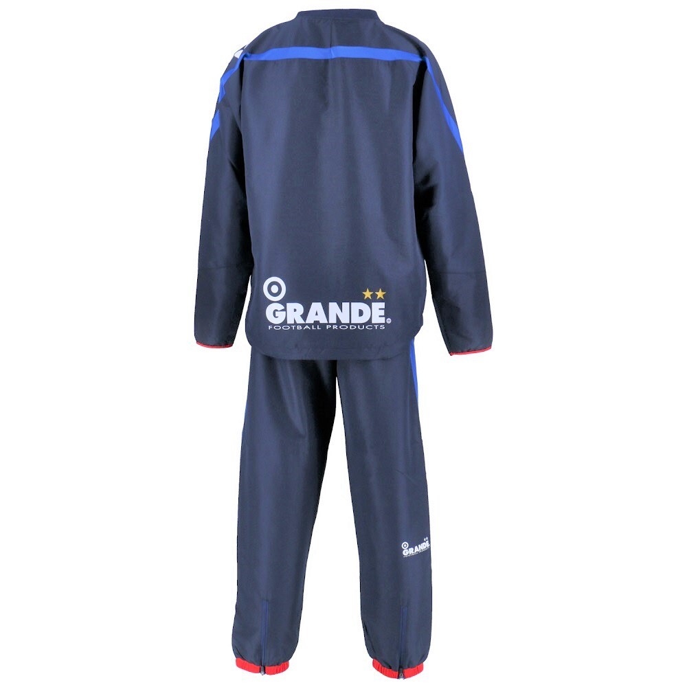 画像2: 【ジュニア】GRANDE ウインドクロス ピステセットアップ　ネイビー/ブルー