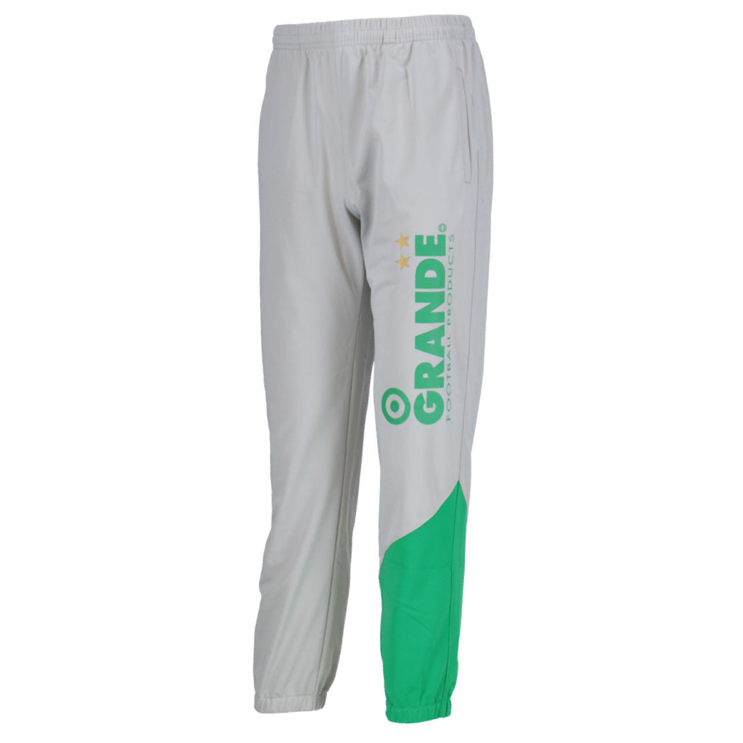 画像5: 【ジュニア〜大人サイズ対応・GRANDE.F.P.WEBショップ限定】GRANDE.FP.ウォームアップライトジャージ．セット　グレーｘグリーン 