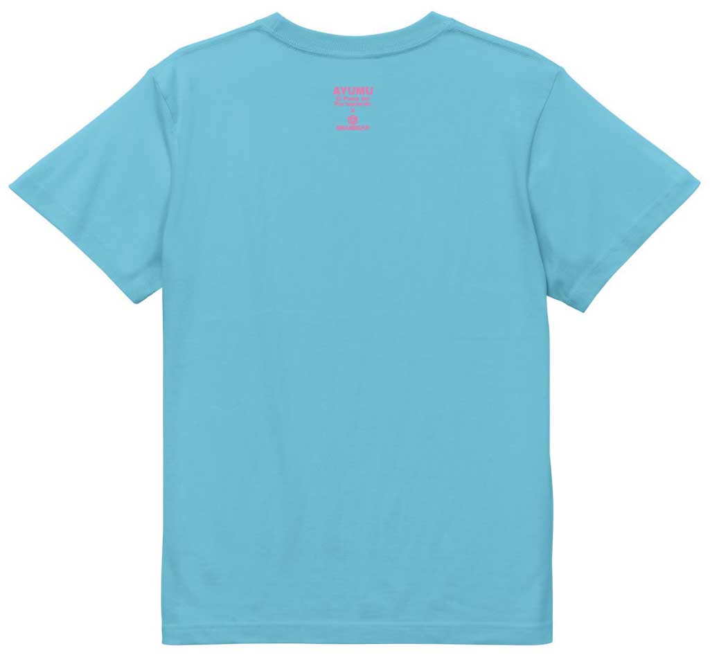 画像4: 【完全予約販売：2026年4月中旬〜下旬発売〜お届け商品】 【ジュニア〜BIGサイズ対応商品】 サガン鳥栖.豊田歩ｘGRANDE.F.Pコラボ.AYUMU.シルエット.刺繍.サポートコットン半袖Tシャツ 　アクアブルーｘピンク