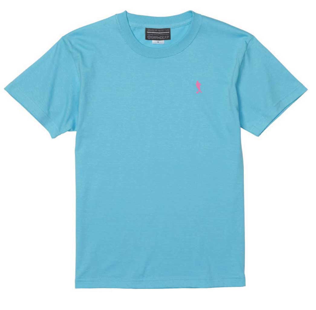 画像3: 【完全予約販売：2026年4月中旬〜下旬発売〜お届け商品】 【ジュニア〜BIGサイズ対応商品】 サガン鳥栖.豊田歩ｘGRANDE.F.Pコラボ.AYUMU.シルエット.刺繍.サポートコットン半袖Tシャツ 　アクアブルーｘピンク