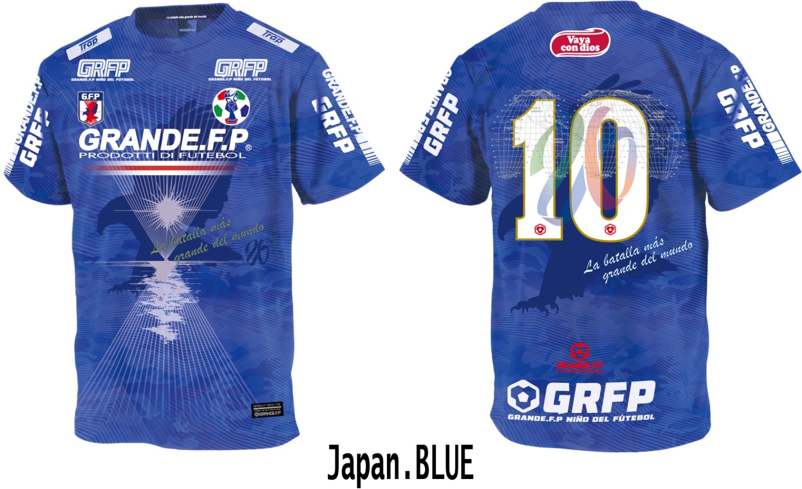 画像1: 【BIGサイズ対応商品】 2026.GRANDE.F.P DEL MUNDO NATIONAL COLLECTION-T　ジャパン.ブルー