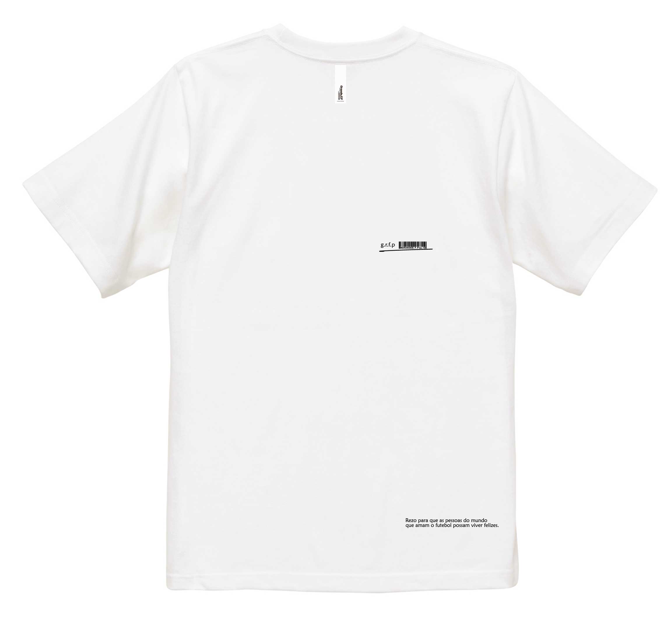 画像3: 【BIGサイズ対応商品】 ■GRANDE.F.P スキャッタードロゴプリント半袖Tシャツ　ホワイトｘブラック