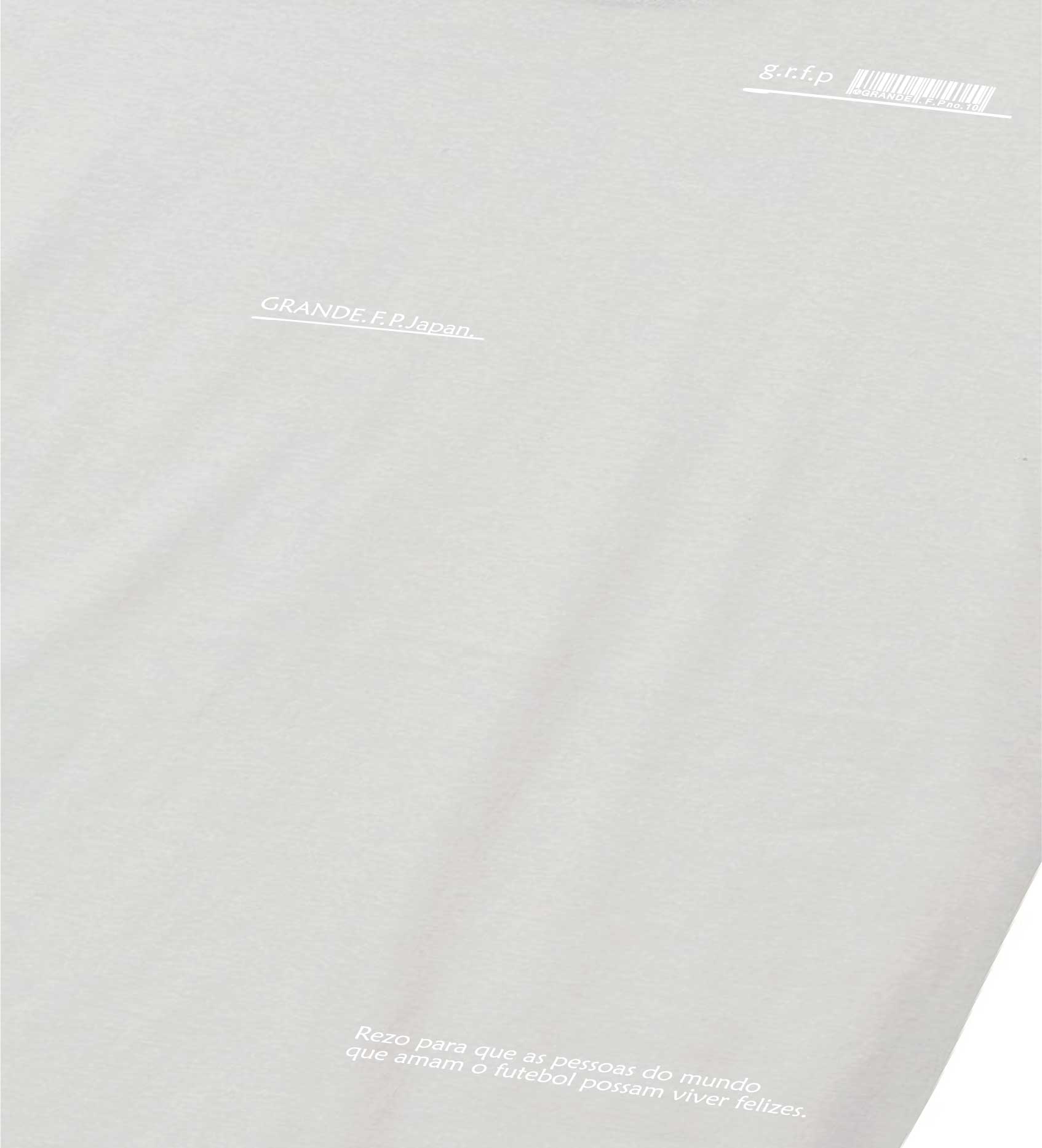 画像4: 【BIGサイズ対応商品】 ■GRANDE.F.P スキャッタードロゴプリント半袖Tシャツ　フロストブルー（スカイグレー）ｘホワイト