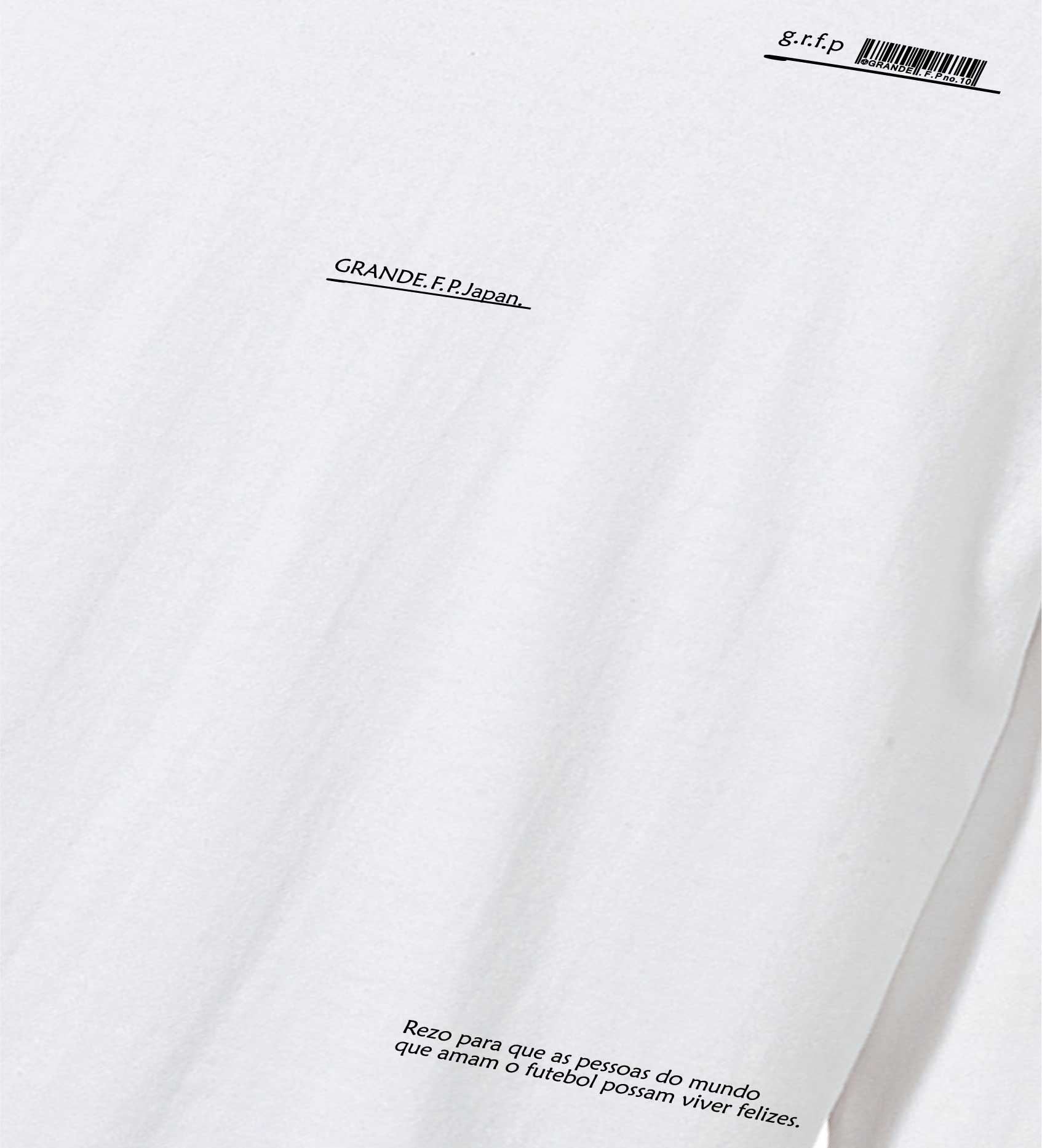 画像4: 【BIGサイズ対応商品】 ■GRANDE.F.P スキャッタードロゴプリント半袖Tシャツ　ホワイトｘブラック