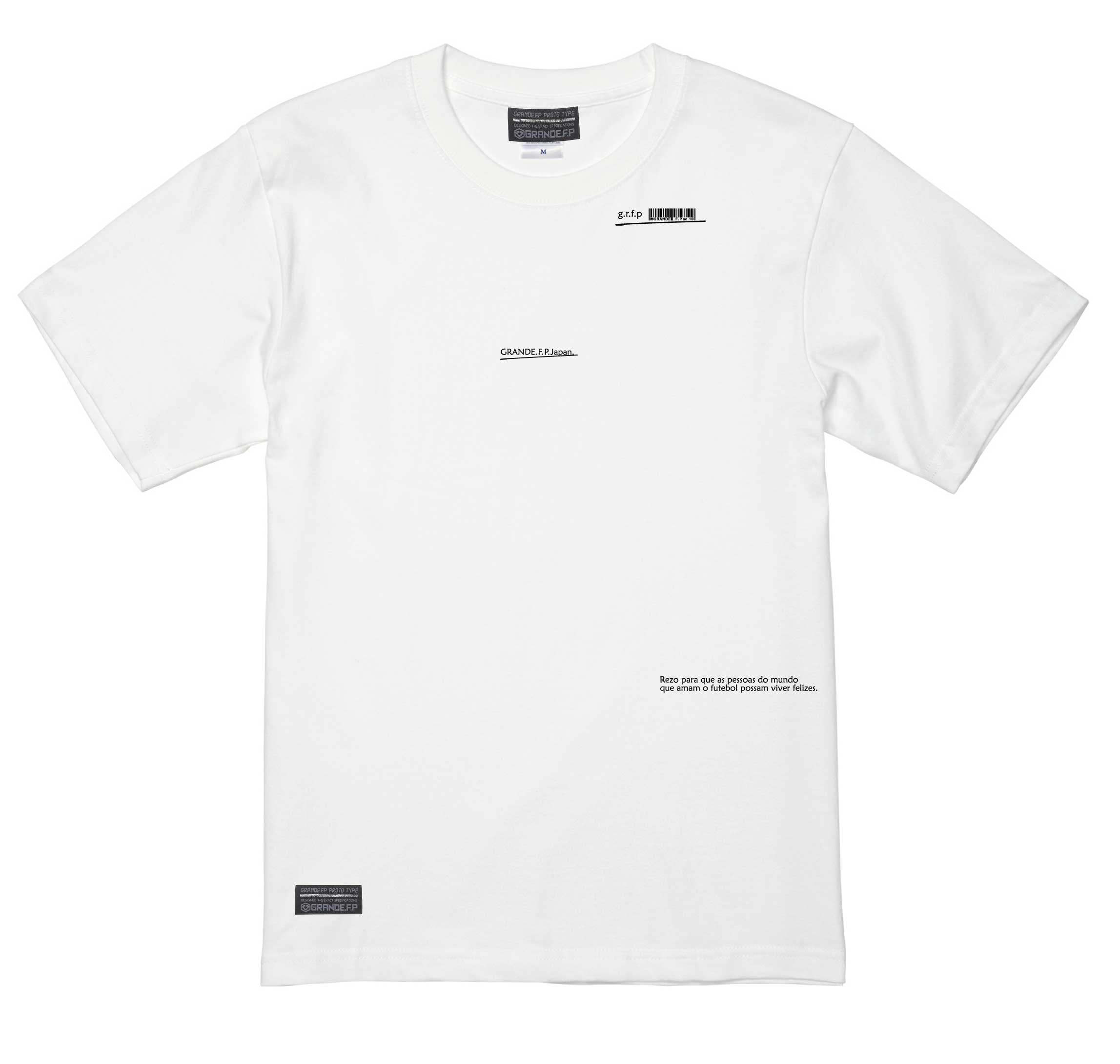 画像2: 【BIGサイズ対応商品】 ■GRANDE.F.P スキャッタードロゴプリント半袖Tシャツ　ホワイトｘブラック