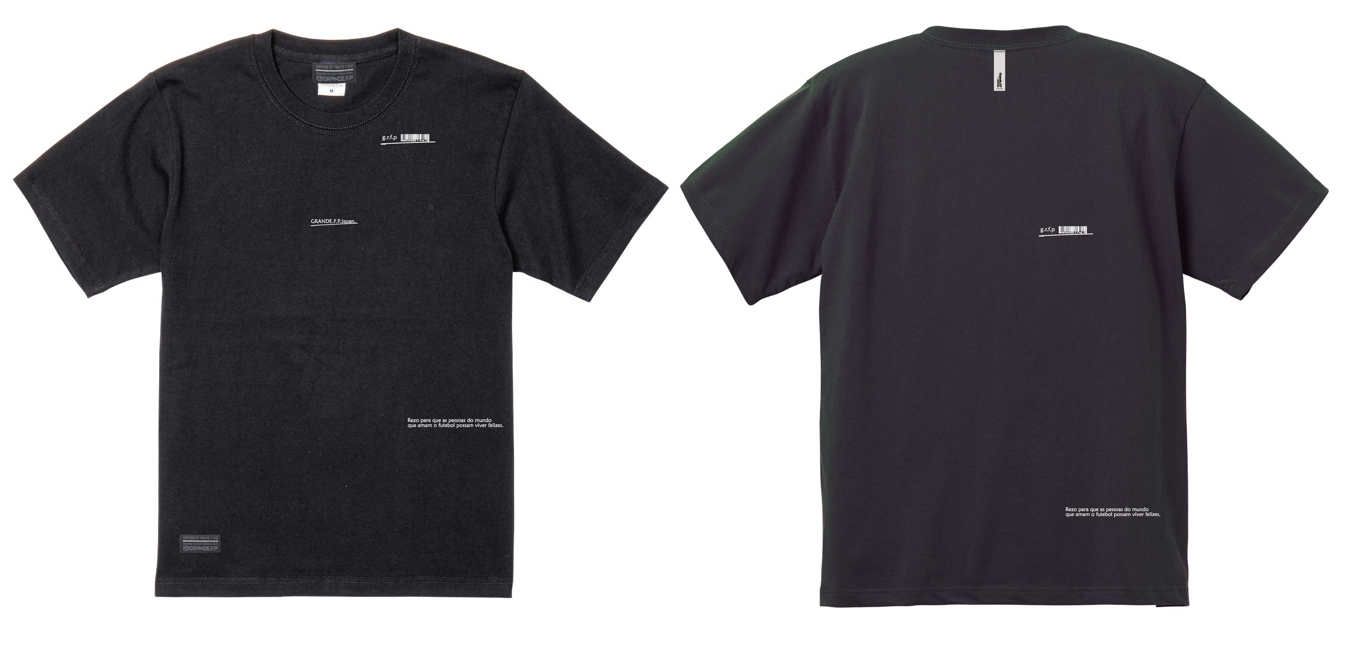 画像1: 【BIGサイズ対応商品】 ■GRANDE.F.P スキャッタードロゴプリント半袖Tシャツ　ブラックｘホワイト