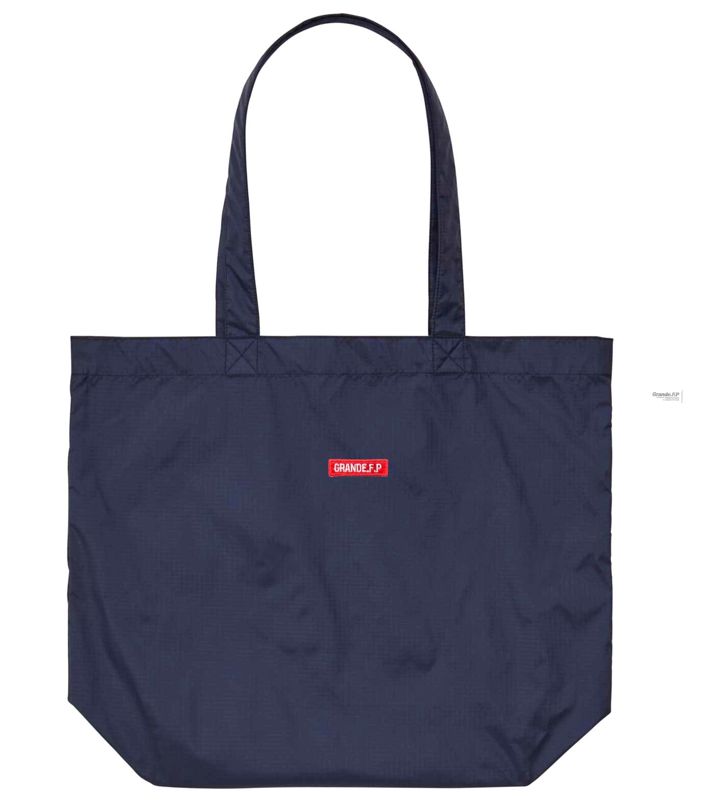 画像3: GRANDE.F.P刺繍.ナイロンリップトートバッグ　ネイビー